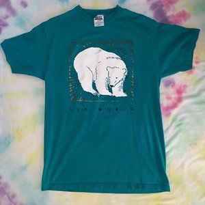 vintage 90s tultex SeaWorld Shirt size large